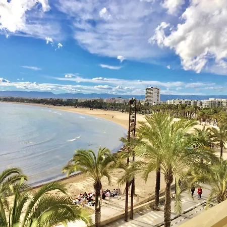 Comfortable Seaside In 85 M² Sea View Salou